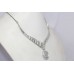 Necklace Earrings Set 925 Sterling Silver Zircon Stone Handmade Women Gift D326